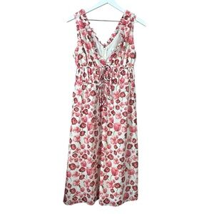 Sipos New York Pink Floral Dress Women Sz L